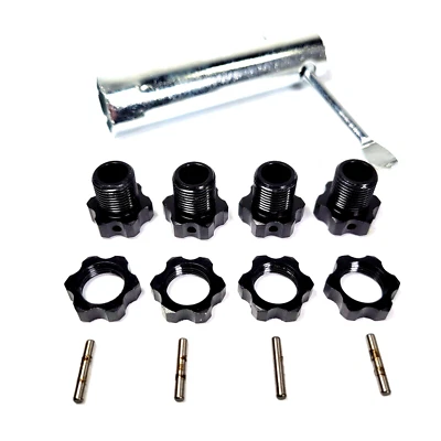 Tuercas de rueda hexagonales Redcat Racing Kaiju EXT 17 mm bujes y pasadores 1/8 RER12428 RER12427 Foto 1 de 4