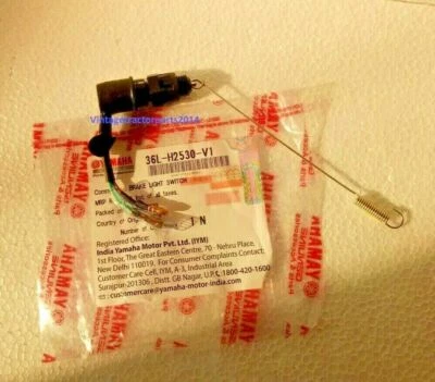 Yamaha RX100 Rear Brake Light Lamp Switch RX125 T80 YDS6 YB100 YR5 RS100 YB100 - Image 1 of 3