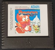 ATARI 5200 Pengo Vintage Video Game Cartridge Cart Tested