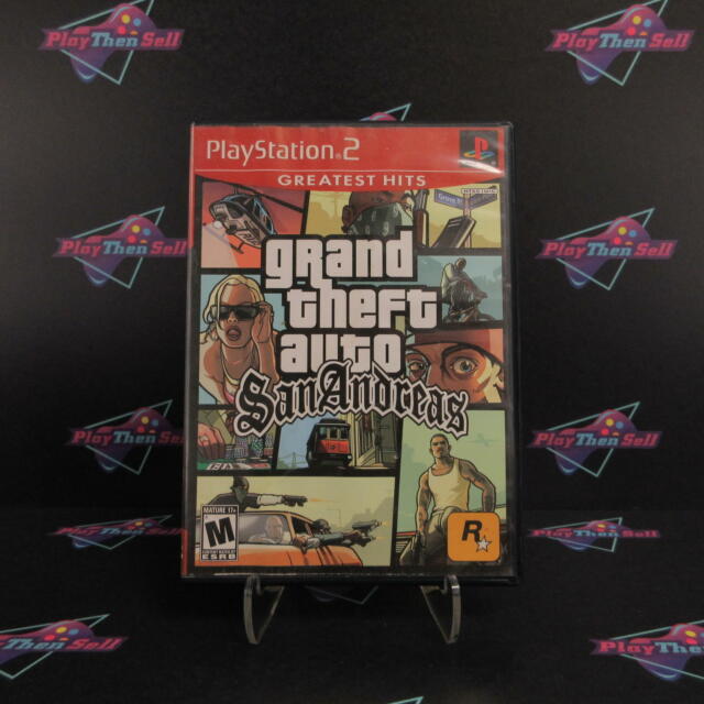 GTA San Andreas Original - PS2 - Sebo dos Games - 10 anos!