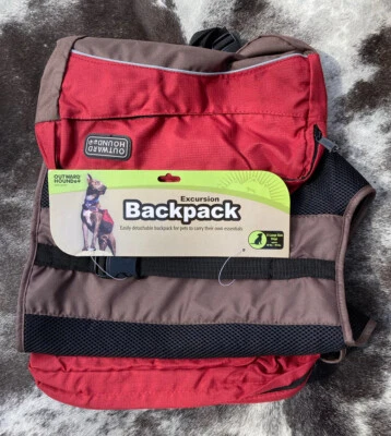 Mochila Outward Hound Excursion Perro Mascota Equipo X-Grande 80-90 Lbs Gris Granate NUEVA Foto 1 de 4