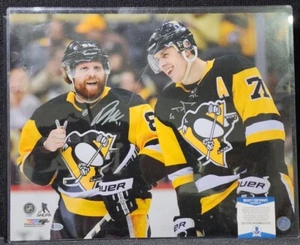 👀EVGENI MALKIN And PHIL KESSEL Dual Signed 16X20 Photo PITTSBURGH PENGUINS 🐧 - Picture 1 of 4