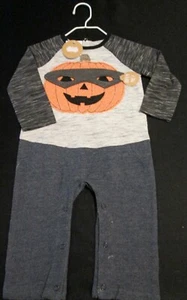 NWT MUD PIE BABY BOYS JACK-O-LANTERN MASK 1 PC SZ 9-12 MONTHS - Picture 1 of 2