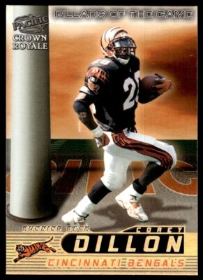 1998 Pacific Crown Royale Pillars of the Game Corey Dillon Cincinnati Bengals #2 - Image 1 of 2
