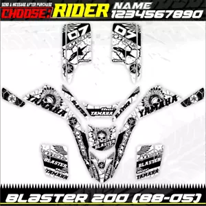 blaster 200 yfs 200 Kit stickers graphics decals Quad Yamaha 88 - 05 wrap atv - Picture 1 of 3