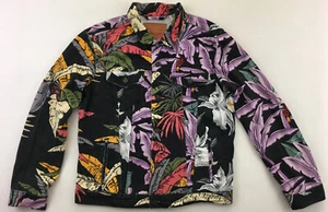 Levi’s Island Fiesta Hawaiano Denim Jean Camionero Chaqueta Floral Tropical Levis L - Imagen 1 de 16