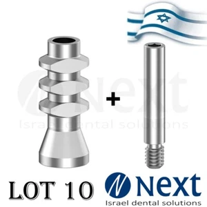Lot x 10 New Multi unit Open Transfer  abutment 1.72 mm - Picture 1 of 5