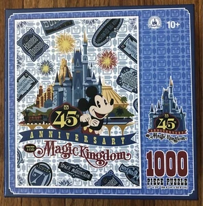 Disney 1000 Piece Magic Kingdom 45th Anniversary Puzzle - COMPLETE! - Picture 1 of 2