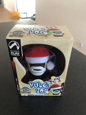 Figura de Navidad de Ren & Stimpy exclusiva de Santa de Texas Wizard World 2004 YULE LOG Foto 1 de 4