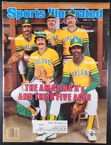 1981 Sports Illustrated Oakland A's Five Aces | Rickey Henderson - VGEX - Picture 1 of 10