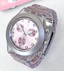 Reloj Swatch Irony Diaphane FULL BLOODED AG 2005 Cronógrafo Fecha Aluminio 43mm - Imagen 1 de 3
