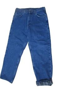 Carhartt jeans mens 36x32 relaxed straight Flannel Lined 14806-100% cotton-NWOT - Picture 1 of 9