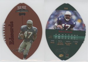 1998 Playoff Contenders Leather Footballs Red Robert Edwards #56 Rookie RC