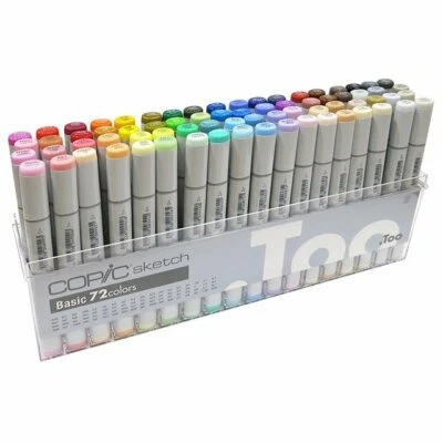 Copic sketch Too 72 color set marker illustration animation full-scale product - image 1 of 4
