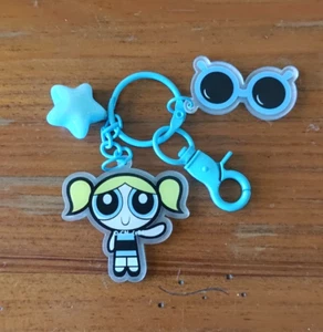 Cartoon Network Powerpuff Girls X Shein Bubbles Sunglasses Acrylic Keychain - Picture 1 of 1