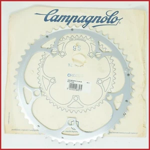 NUEVO DE LOTE ANTIGUO CAMPAGNOLO CHORUS 52T 52 8 sp ANILLO DE CADENA BCD 135mm DE COLECCIÓN CARRETERA ANTIGUA 3/32 - Imagen 1 de 5