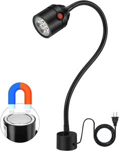 Magnetic Work Light, LED Machine Light with Flexible Gooseneck and Magnetic Base - Picture 1 of 12