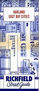 1959 Richfield Road Map: Oakland East Bay Cities NOS - Bild 1 von 1