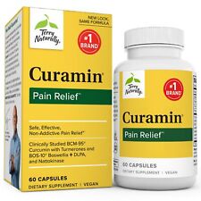 	Terry Naturally Curamin - 60 Capsules - Non-Addictive Pain Relief Supplement 	