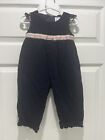 Florence Eiseman Tulpenborte Cord Overalls 18M Baby Outfit