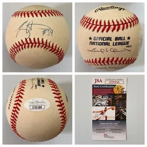 Ricky Williams #39 Signed Autograph National League Baseball - JSA - FREE S&H! - Picture 1 of 7