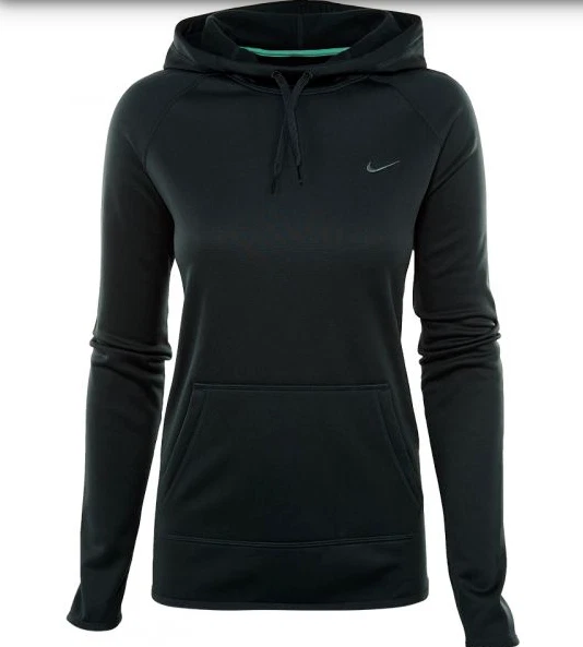 NEW! NIKE [S] Women's Therma Yoga/Running DRI-FIT Hoodie-Dark Green 685459-364 - Image 1 of 1