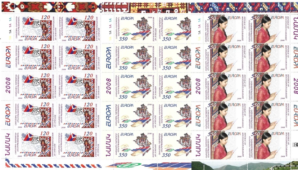 EUROPA CEPT NAGORNO KARABAJ AÑO 2008 MINI HOJA NUEVO Y PERFECTO** MH - Imagen 1 de 1