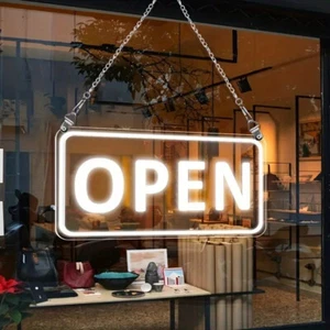Insegna Neon a Led OPEN - Sped. Inclusa - Foto 1 di 9