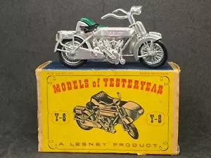 Matchbox Yesteryear Y-8-2-2: 1914 Sunbeam Motor Cycle (MINT) with Type D1 Box - Picture 1 of 7