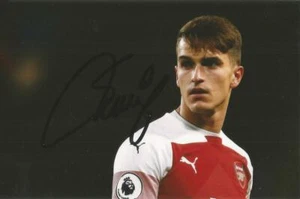 ARSENAL, SPAIN & CELTA VIGO: DENIS SUAREZ SIGNED 6x4 ACTION PHOTO+COA - Picture 1 of 1