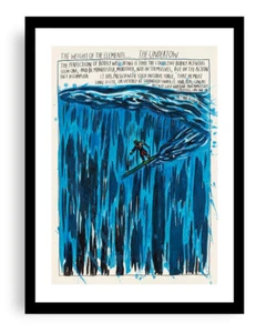 Raymond Pettibon - The Weight of the Elements, Giclee Print, Surfer Poster, Wave - Picture 1 of 12