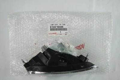 Conjunto de lámpara de señal de giro delantera genuina Toyota Supra 97-98 LH 8152080086 OEM Foto 1 de 3