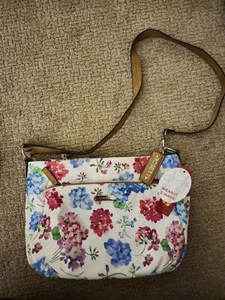 NWT Rosetti "Pretty Petals" Spring Floral Combo Hobo & Crossbody, 8.50" Wide  - Picture 1 of 3