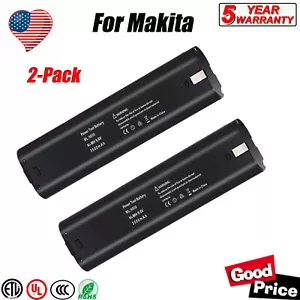 2Pack 9.6V 4.6 Ah NiCd Battery For Makita 9000 9001 9102 9033 632007-4 191681-2 - Picture 1 of 12