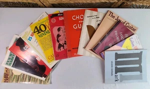 Vintage Sheet Music Books x12 - Baritone Uke Guitar Piano - Picture 1 of 21