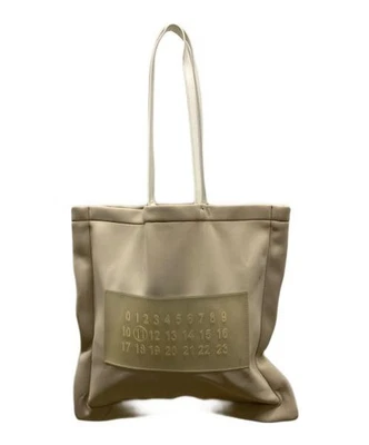 Maison Margiela                    Rubber logo tote bag beige S55WC0068 - Image 1 of 4