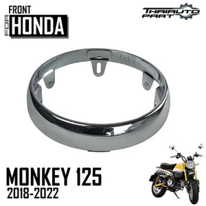 Cubierta de la lámpara del faro cromo Fit Honda Monkey125 Z125 2018-2024 - Imagen 1 de 5