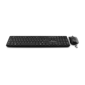 MediaRange Funk-Tastatur und optische 3 Tasten Funk-Maus Set, QWERTZ, schwarz - Photo 1/9