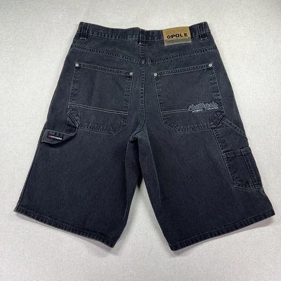 VTG Southpole Shorts Men's 36 (Actual 34) Denim Wide Leg Baggy Y2K Skater Logo - Image 1 of 4