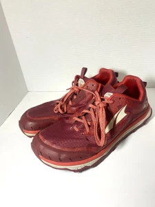 Altra Lone Peak 6 Maroon Trail Claw Running Athletic Barefoot Size 12 - Picture 1 of 8
