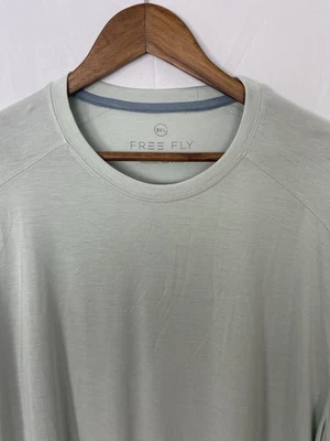 Free Fly Shirt Men’s Sage Green Bamboo Lightweight Long Sleeve UPF 20 3XL New - Image 1 of 4