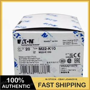 20PC IN BOX  NEW FIT FOR M22-K10 EATON MOELLER M22K10 auxiliary contact - Picture 1 of 2