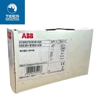 ABB RCBO 32 Amp 30mA Type B DES201 M B32 A30 2CSR275151R1325 - Image 1 of 3