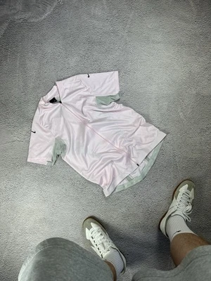Camiseta de ciclismo Nike Dri-FIT rosa verde XL Portugal Foto 1 de 4