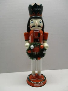 Forever Collectible Nutcracker University Of Miami Hurricanes 14" Tall - Picture 1 of 14