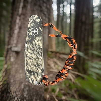 Victorinox Outdoorsman con escalas de camuflaje Realtree 91 mm camuflaje de árbol real sin usar Foto 1 de 4