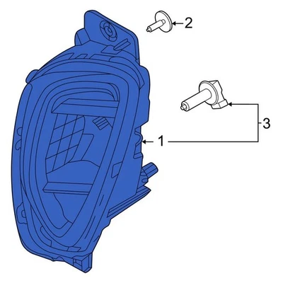 For Ford Ranger 2024 Ford JX7Z15201A Front Left Fog Light — 第 1/3 张图片