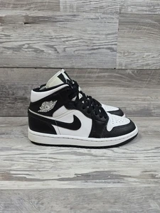 Nike Air Jordan 1 Mid Damengröße 6 Schuhe Panda schwarz weiß DV0991-101 Turnschuhe - Bild 1 von 13