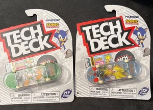 2025 Tech Deck Finesse Sonic The Hedgehog 2 Stück Super Sonic & Tails - Bild 1 von 6