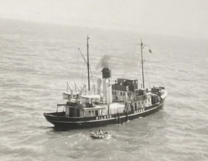 1940s Pilote Havre Maritime Pilot Transport Boat France Port Orig Photo P3m28 - Picture 1 of 24